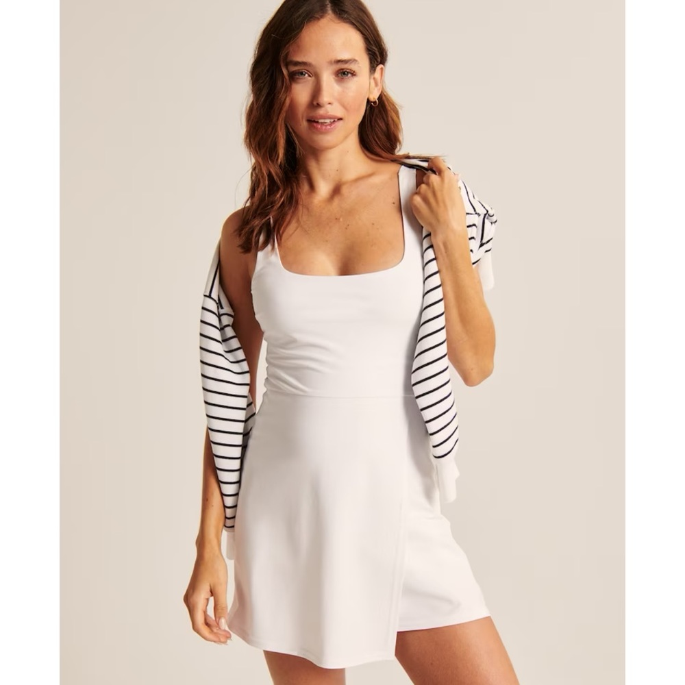 Abercrombie & Fitch White Mini Dress